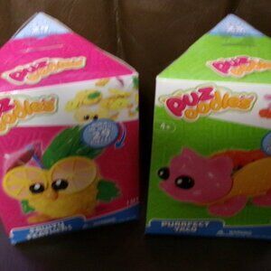 NWT Unique Fruity Feathers and Purrfect Taco Puzoodles 3D Puzzles